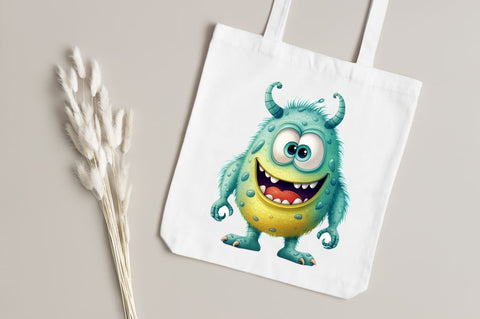 Halloween Monsters Clipart Bundle Sublimation Regulrcrative 