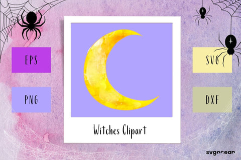 Halloween Moon Clipart SVG SvgOcean 
