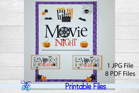 Halloween Movie Night Bundle SVG Family Creations 