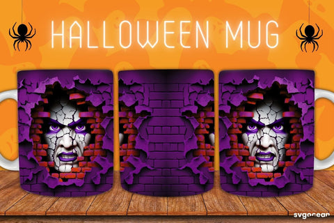 Halloween Mug Wrap Bundle | 11 Oz | Sublimation Sublimation SvgOcean 