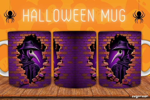 Halloween Mug Wrap Bundle | 11 Oz | Sublimation Sublimation SvgOcean 