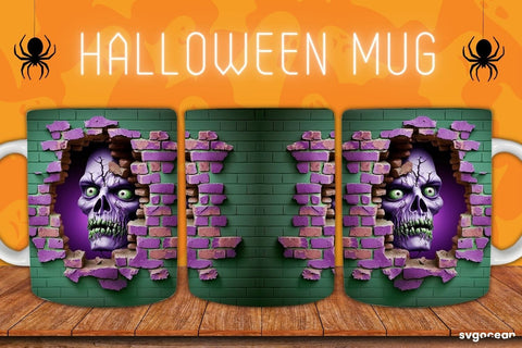 Halloween Mug Wrap Bundle | 11 Oz | Sublimation Sublimation SvgOcean 
