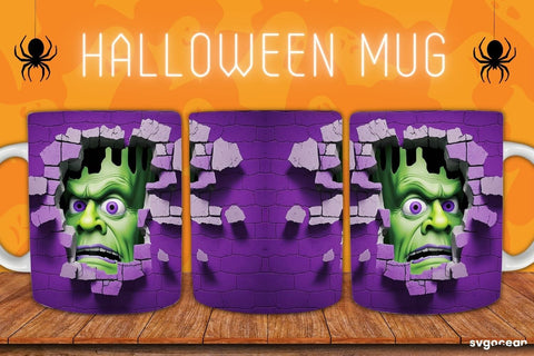Halloween Mug Wrap Bundle | 11 Oz | Sublimation Sublimation SvgOcean 