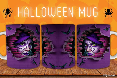 Halloween Mug Wrap Bundle | 11 Oz | Sublimation Sublimation SvgOcean 
