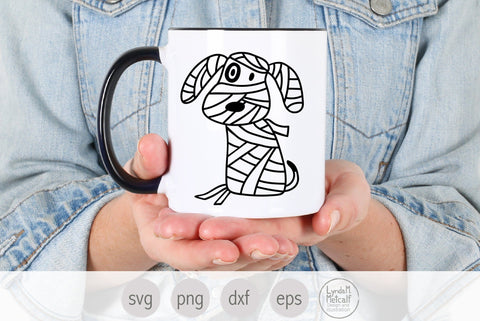 Halloween Mummy Dog SVG Ready Cut File SVG Lynda M Metcalf 