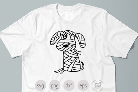 Halloween Mummy Dog SVG Ready Cut File SVG Lynda M Metcalf 