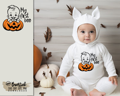Halloween, My first boo, SVG file SVG Boertiek 