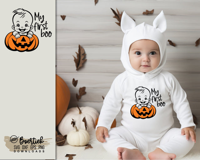 Halloween, My first boo, SVG file SVG Boertiek 