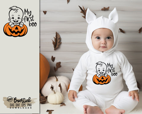 Halloween, My first boo, SVG file SVG Boertiek 
