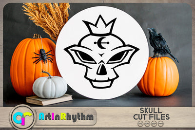 Halloween mystical skull SVG SVG Artinrhythm shop 