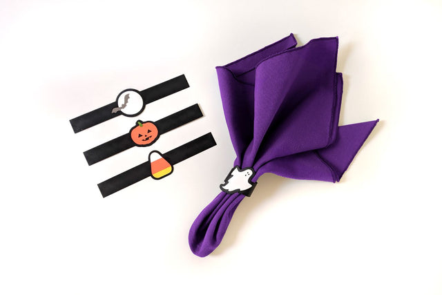 Halloween Napkin Ring Set SVG Designed by Geeks 