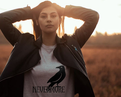 Halloween Nevermore Raven SVG Designed by Geeks 