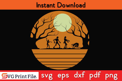 Halloween Night Funny Halloween SVG PNG Craft Cut File SVG SVG Print File 