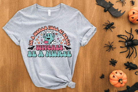 Halloween Nurse PNG Sublimation Design Sublimation CraftLabSVG 