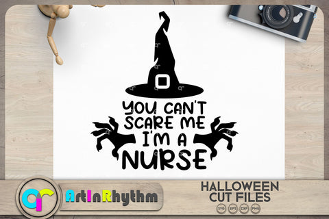 Halloween nurse shirt SVG, You can't scare me I'm a nurse SVG Artinrhythm shop 