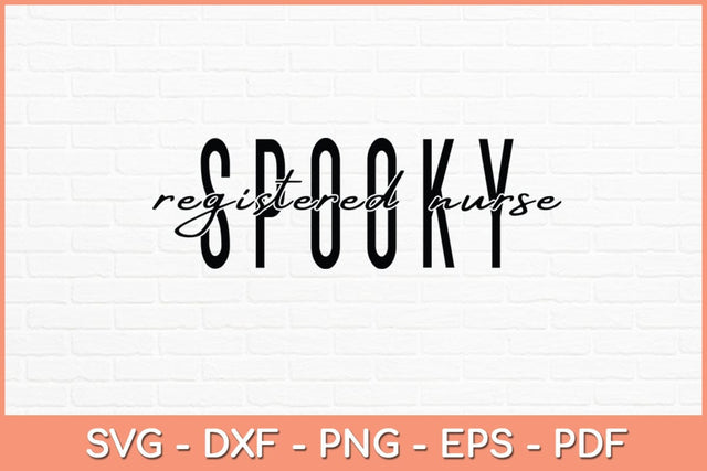 Halloween Nurse Spooky Registered Nurse Svg Design SVG artprintfile 