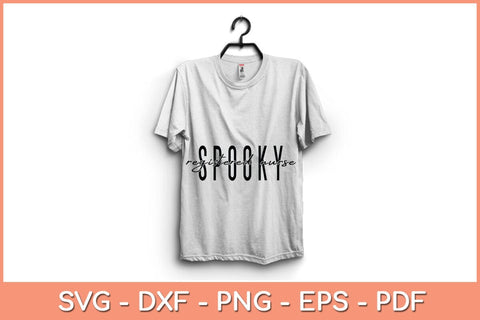 Halloween Nurse Spooky Registered Nurse Svg Design SVG artprintfile 