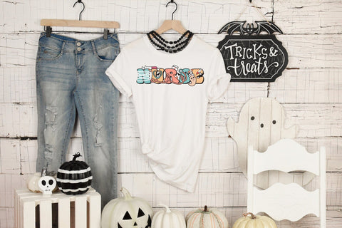 Halloween Nurse Sublimation Design PNG Sublimation CraftLabSVG 