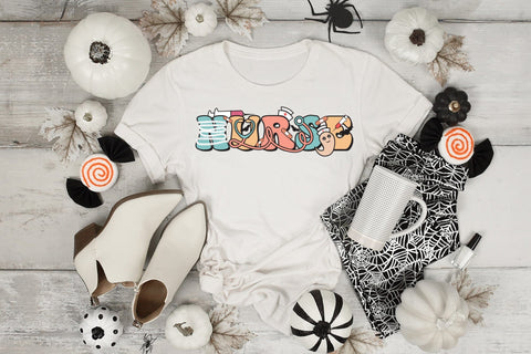 Halloween Nurse Sublimation Design PNG Sublimation CraftLabSVG 