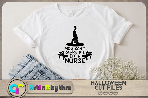 Halloween nurse svg, You can't scare me I'm a nurse SVG Artinrhythm shop 