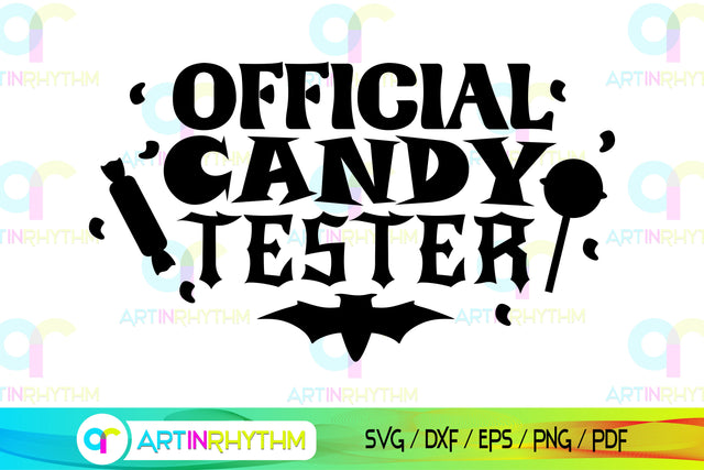 Halloween official candy tester svg SVG Artinrhythm shop 