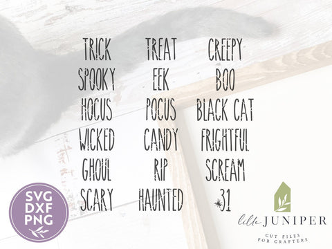 Halloween Ornament SVG Bundle | Farmhouse Halloween SVG SVG LilleJuniper 