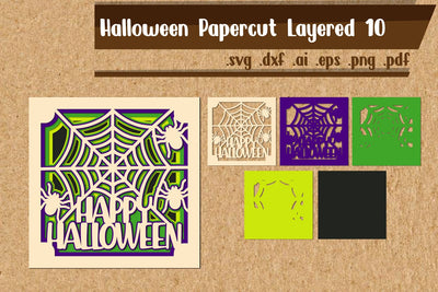 Halloween Papercut Layered 10 3D Paper zafrans studio 