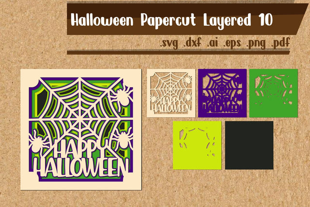 Halloween Papercut Layered 10 3D Paper zafrans studio 