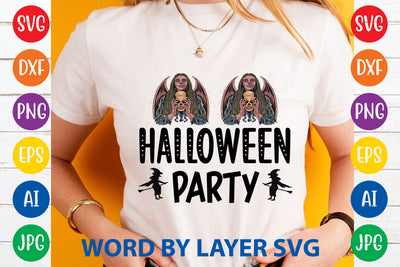 Halloween Party, Halloween SVG Design SVG Rafiqul20606 