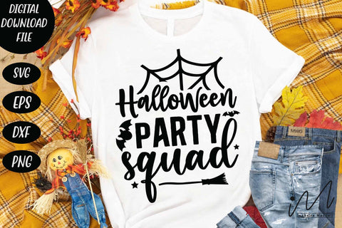 Halloween party squad svg, Halloween svg, Halloween web svg SVG Isabella Machell 