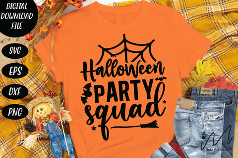 Halloween party squad svg, Halloween svg, Halloween web svg SVG Isabella Machell 