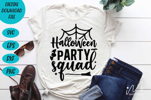 Halloween party squad svg, Halloween svg, Halloween web svg SVG Isabella Machell 