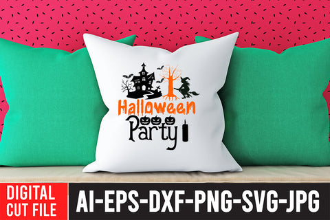 Halloween Party SVG Cut File SVG BlackCatsMedia 