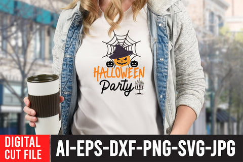 Halloween Party SVG Cut File SVG BlackCatsMedia 