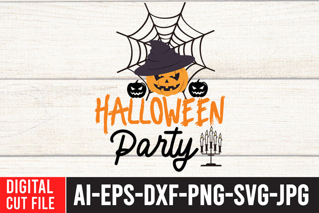 Halloween Party SVG Cut File SVG BlackCatsMedia 
