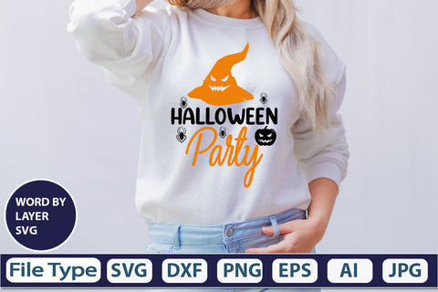 Halloween Party SVG Cut File SVG DesignPlante 503 