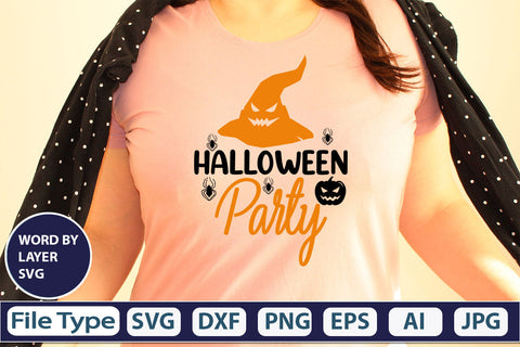 Halloween Party SVG Cut File SVG DesignPlante 503 