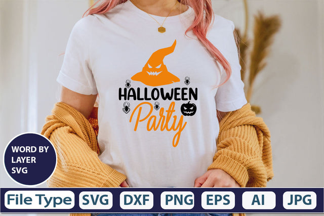 Halloween Party SVG Cut File SVG DesignPlante 503 