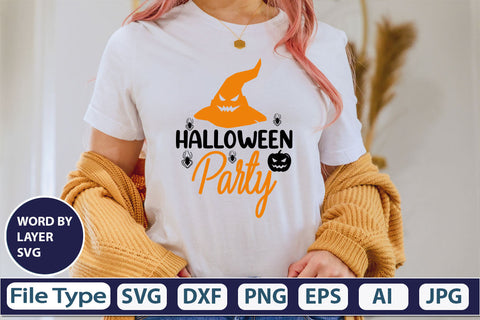 Halloween Party SVG Cut File SVG DesignPlante 503 