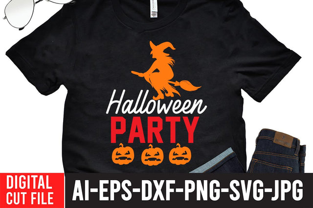 Halloween Party SVG Design SVG BlackCatsMedia 