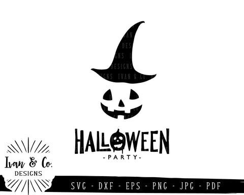Halloween Party SVG Files | Witch Hat | Pumpkin Head | Halloween SVG (816191033) SVG Ivan & Co. Designs 
