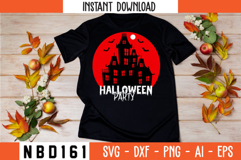 halloween party T-Shirt Design SVG Nbd161 