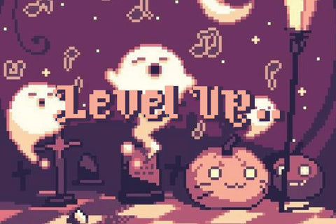 Halloween Pixel Display Font Font nearzz 