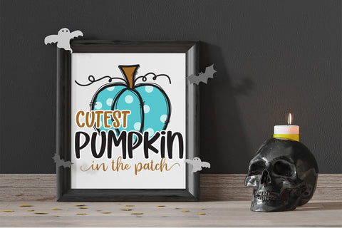 Halloween PNG - Cutest Pumpkin in the Patch Sublimation CraftLabSVG 