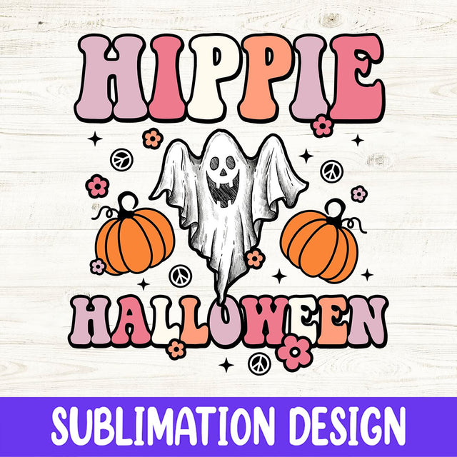 Halloween Png, Hippie Halloween Png, Halloween Sublimation Design, Retro Halloween Png, Fall Png, Spooky Png, Ghost Png, Pumpkin Png Sublimation iStyleDesign 