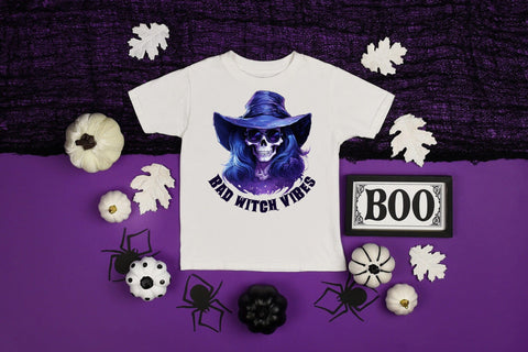 Halloween PNG Sublimation, Bad Witch Vibes Sublimation CraftLabSVG 
