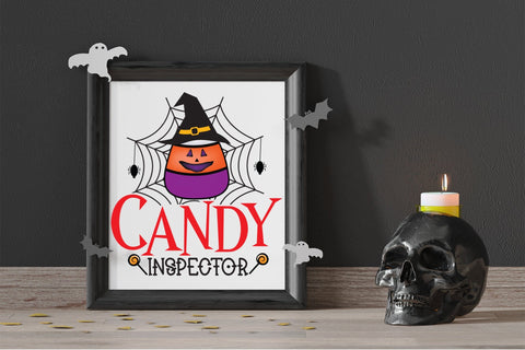 Halloween PNG Sublimation, Candy Inspector Sublimation CraftLabSVG 