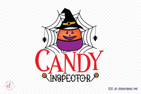 Halloween PNG Sublimation, Candy Inspector Sublimation CraftLabSVG 