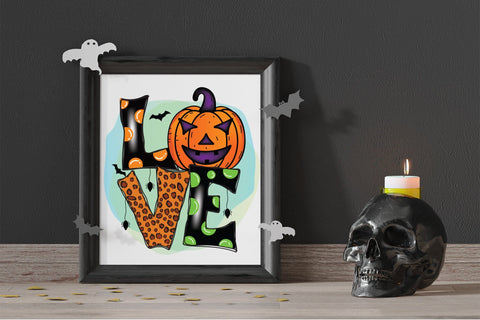 Halloween PNG Sublimation Design - Love Sublimation CraftLabSVG 