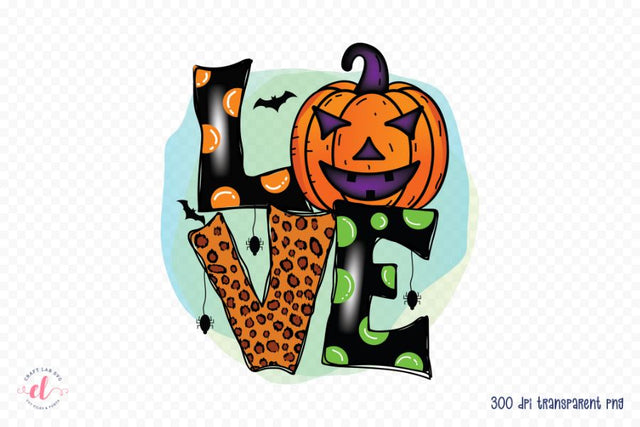 Halloween PNG Sublimation Design - Love Sublimation CraftLabSVG 